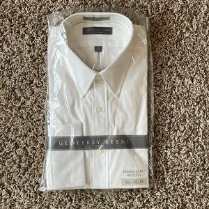 geoffrey beene white dress shirt